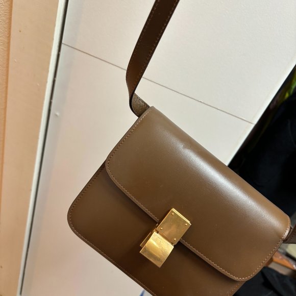 Celine Teen Box Classic Bag in Camel - Picture 2 of 4